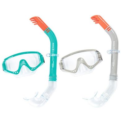 Фото товара - Яркий набор для плавания и ныряния - маска и трубка (для подростков от 14 лет и взрослых), Besteway 24020