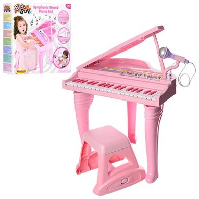 Детский рояль со стульчиком | 37 клавиш, микрофон, световые эффекты, WinFun 2045G-NL