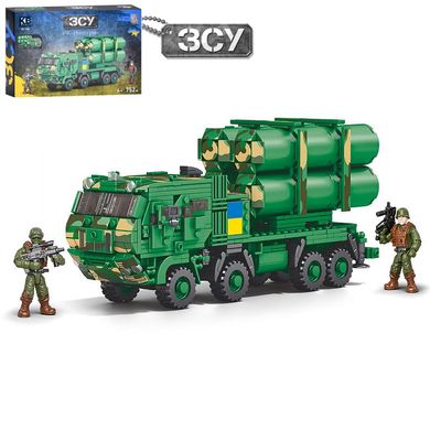 Kids Bricks  KB 1146 - Український Ракетний комалекс - Нептун - Конструктор 752 деталі, фігурки солдатиків ЗСУ