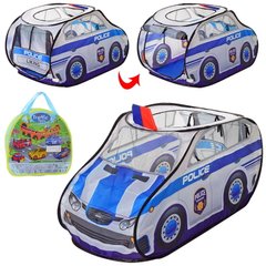 Дитячі намети - фото Дитячий ігровий намет у вигляді поліцейської машини  - замовити за низькою ціною Дитячі намети в інтернет магазині іграшок Сончік