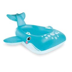 Фото- Besteway 57567 Детский надувной плотик с ручками - лодочка - в виде кита в категории Надувные матрасы, плотики