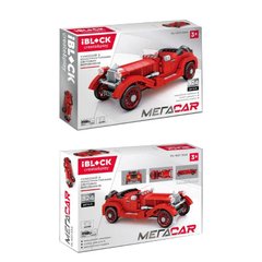 Конструктор ретро автомобіль червоного кольору, 324 деталі, Iblock PL-921-334