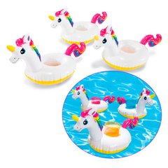 Пляжні м'ячі, іграшки - фото Надувний підсклянник для басейну і води у вигляді єдиноріга, 57506  - замовити за низькою ціною Пляжні м'ячі, іграшки в інтернет магазині іграшок Сончік