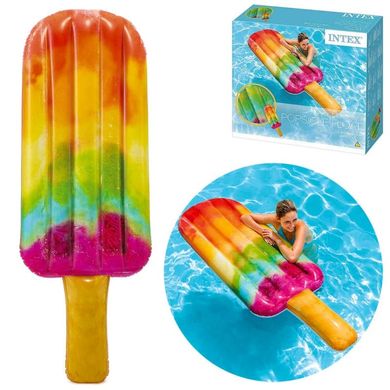 INTEX 58766 1 - Надувний матрац для пляжу і басейну - пліт морозиво