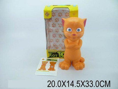 Фото товару Інтерактивна іграшка "Кіт Том", пісні, казки, музика, функція наслідування, DB2883A2,  DB2883A2