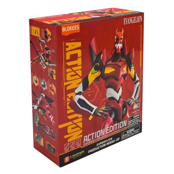 Збірна модель EVA-02 Evangelion Blokees &ndash; динамічна фігурка для фанів -  73512 - зображення